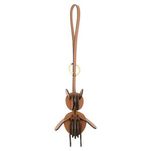 Thomas Puzzle Keyring - Burberry - Leather - Briar Brown